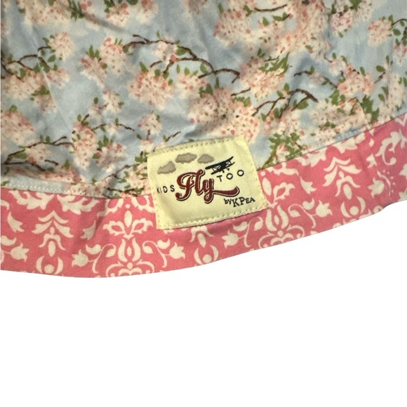 Charming Striped and Floral Toddler Dress, 3T - Picture 4 of 5